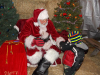 Santa Visits Our Cedarburg Farm